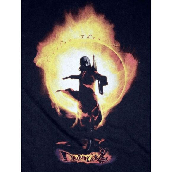 Vintage SEALED Devil May Cry 2 Capcom 2003 Promo T-Shirt Black Size XL - Picture 3 of 4